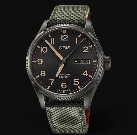Review Oris Aviation Big Crown Propilot 40TH SQUADRON LIMITED EDITION Replica Watch 01 752 7698 4274-Set TS - Click Image to Close